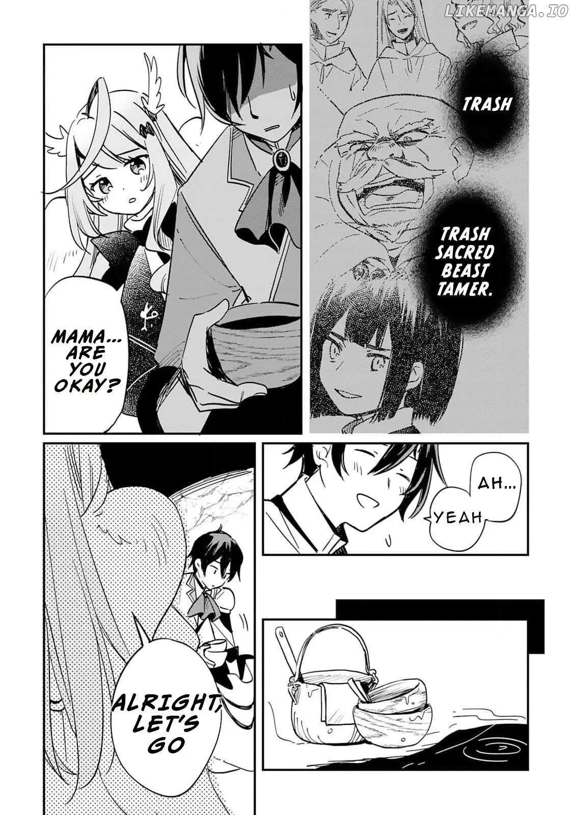 The Sacred Beast Tamer Who Summoned a Lizard (Actually a Divine Dragon) Chapter 1 — Page 58