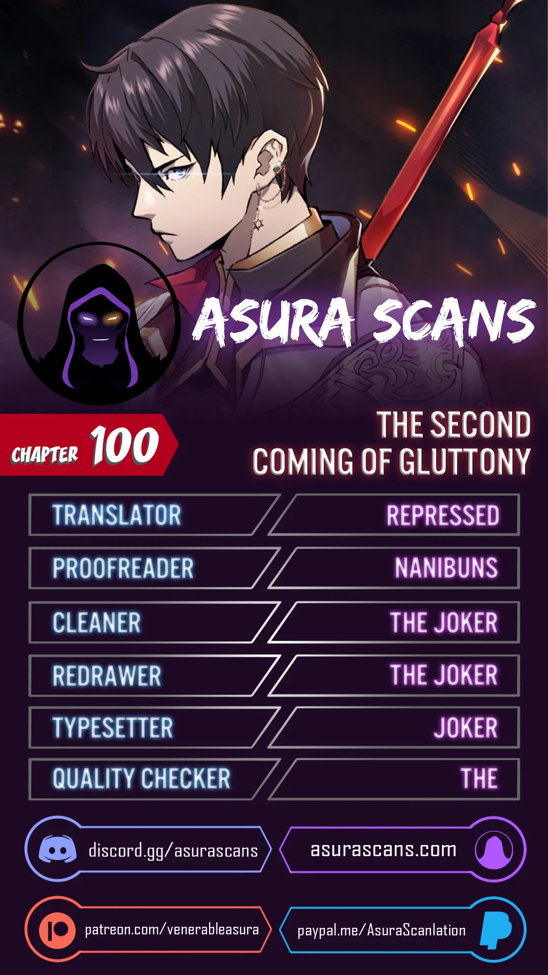 The Second Coming of Gluttony Chapter 100 — Page 1