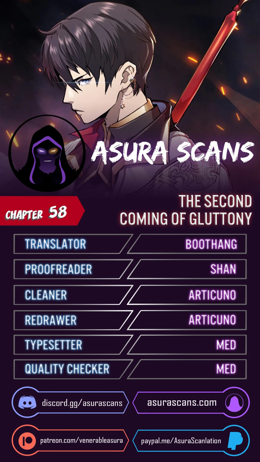 The Second Coming of Gluttony Chapter 58 — Page 1
