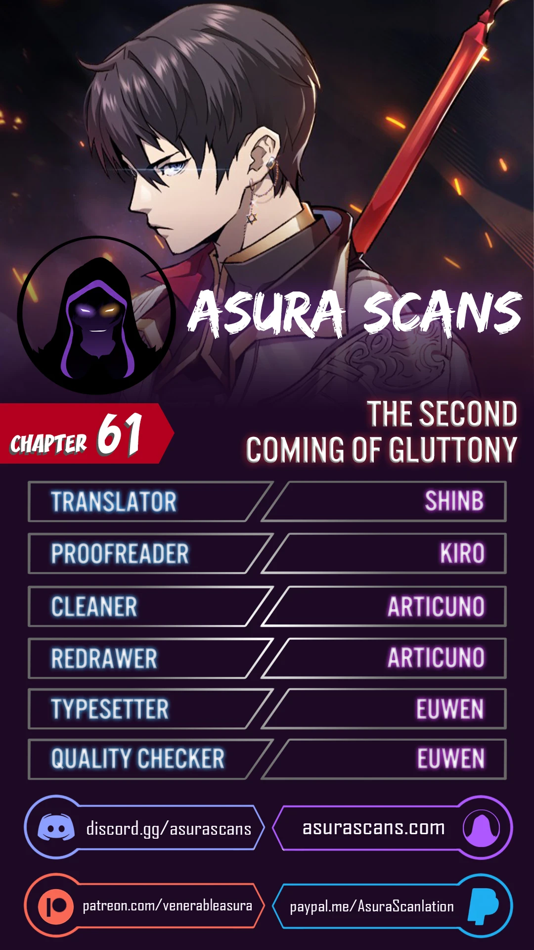 The Second Coming of Gluttony Chapter 61 — Page 1