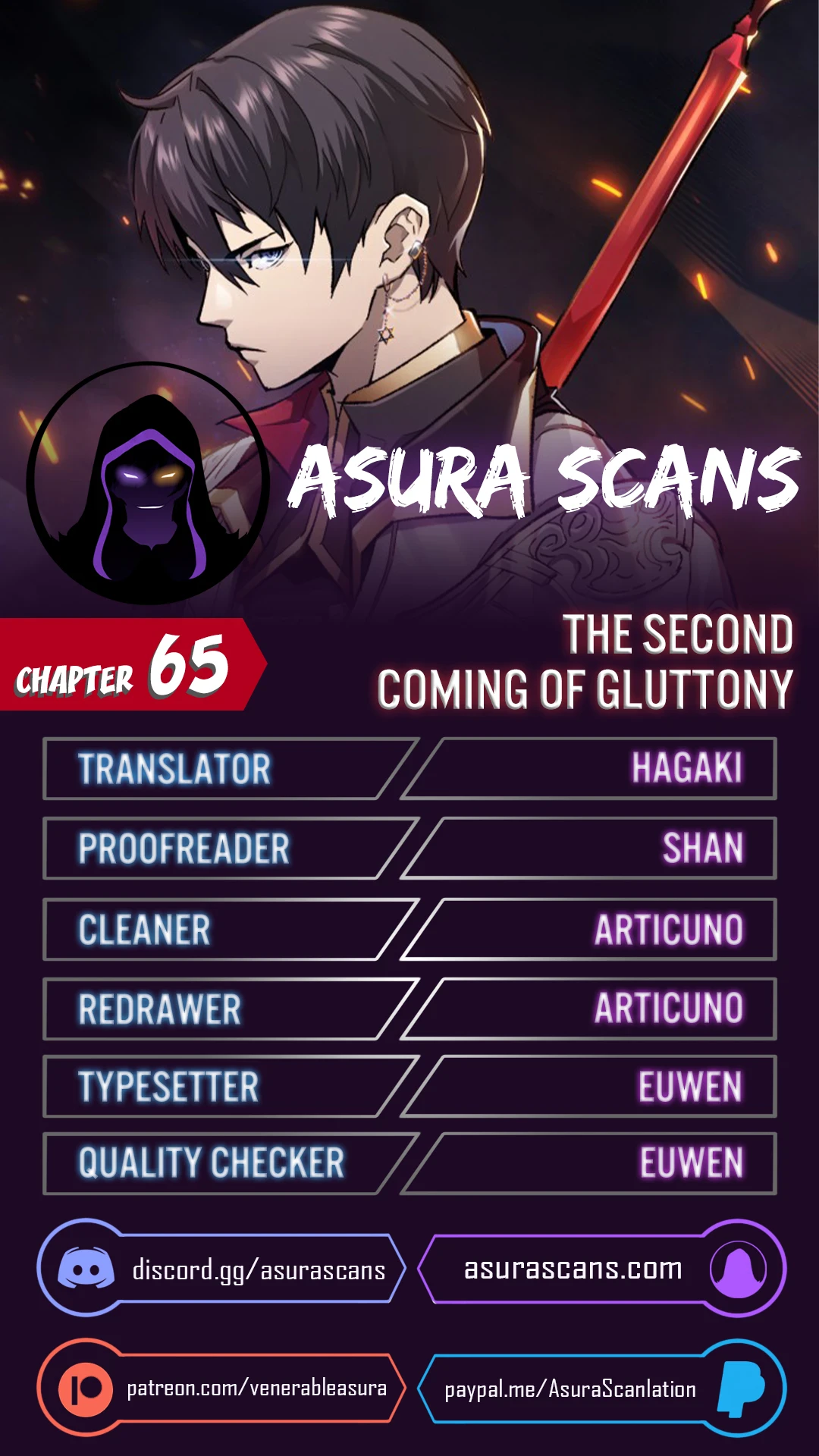 The Second Coming of Gluttony Chapter 65 — Page 1