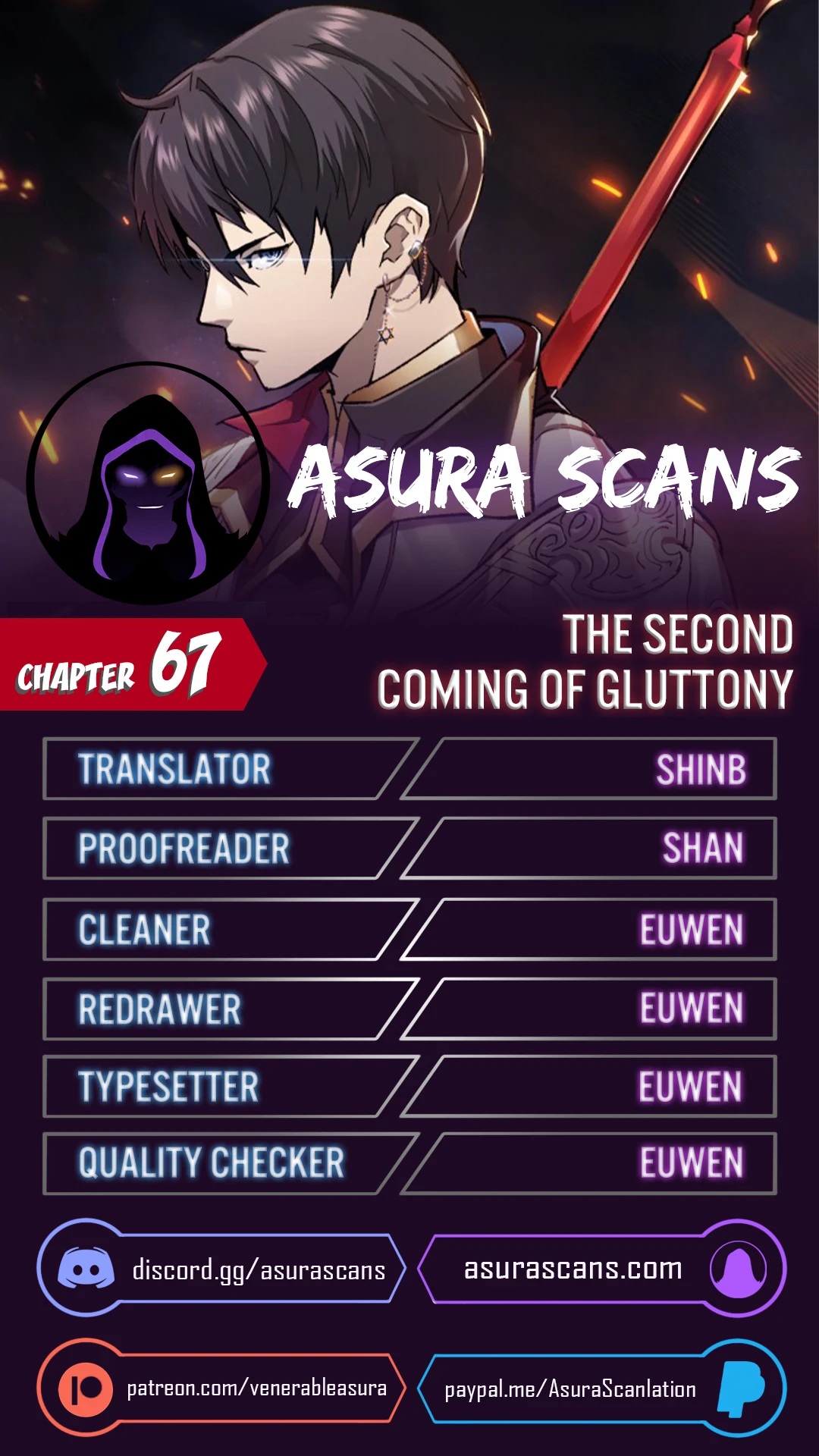 The Second Coming of Gluttony Chapter 67 — Page 1