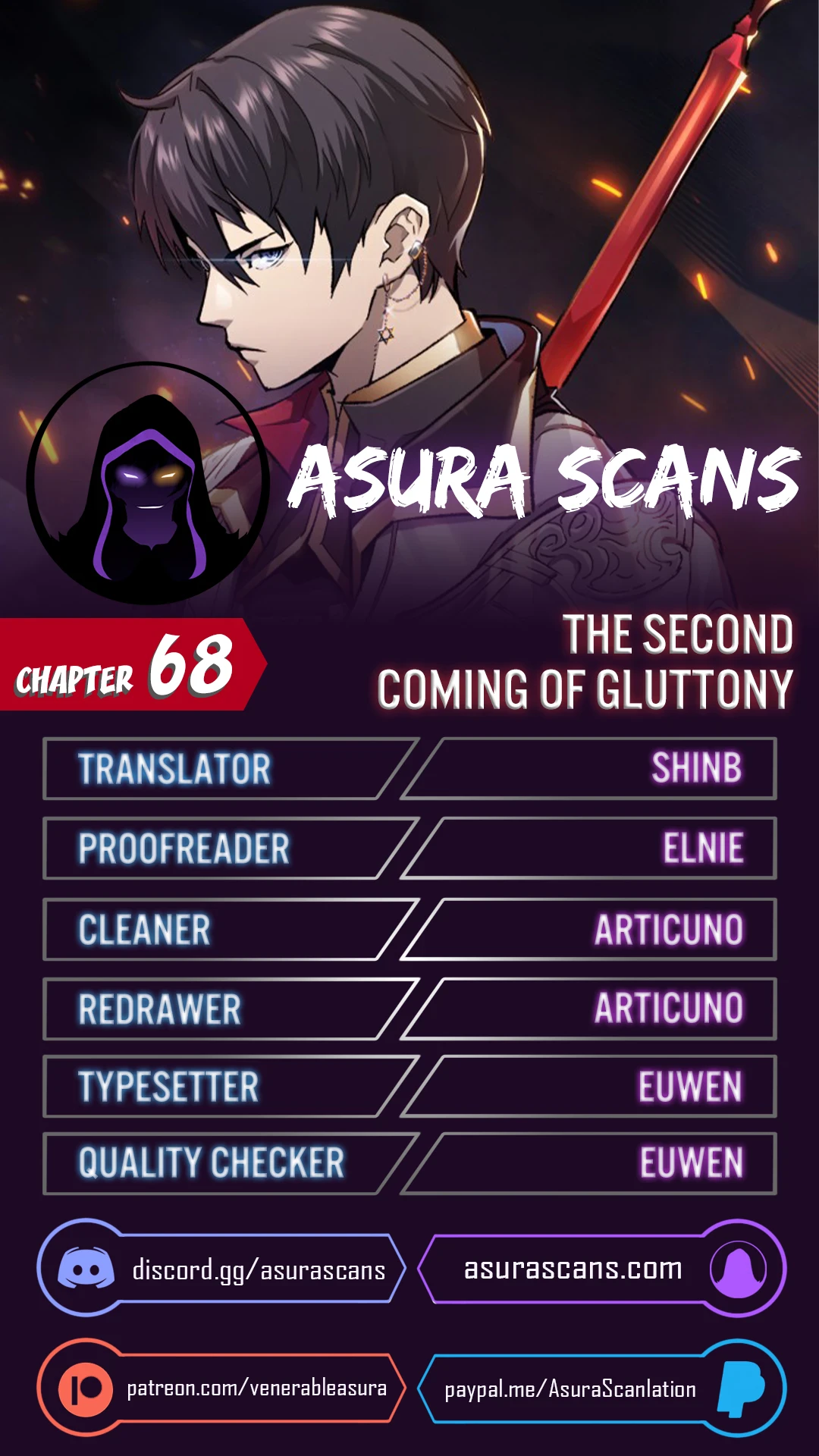The Second Coming of Gluttony Chapter 68 — Page 1