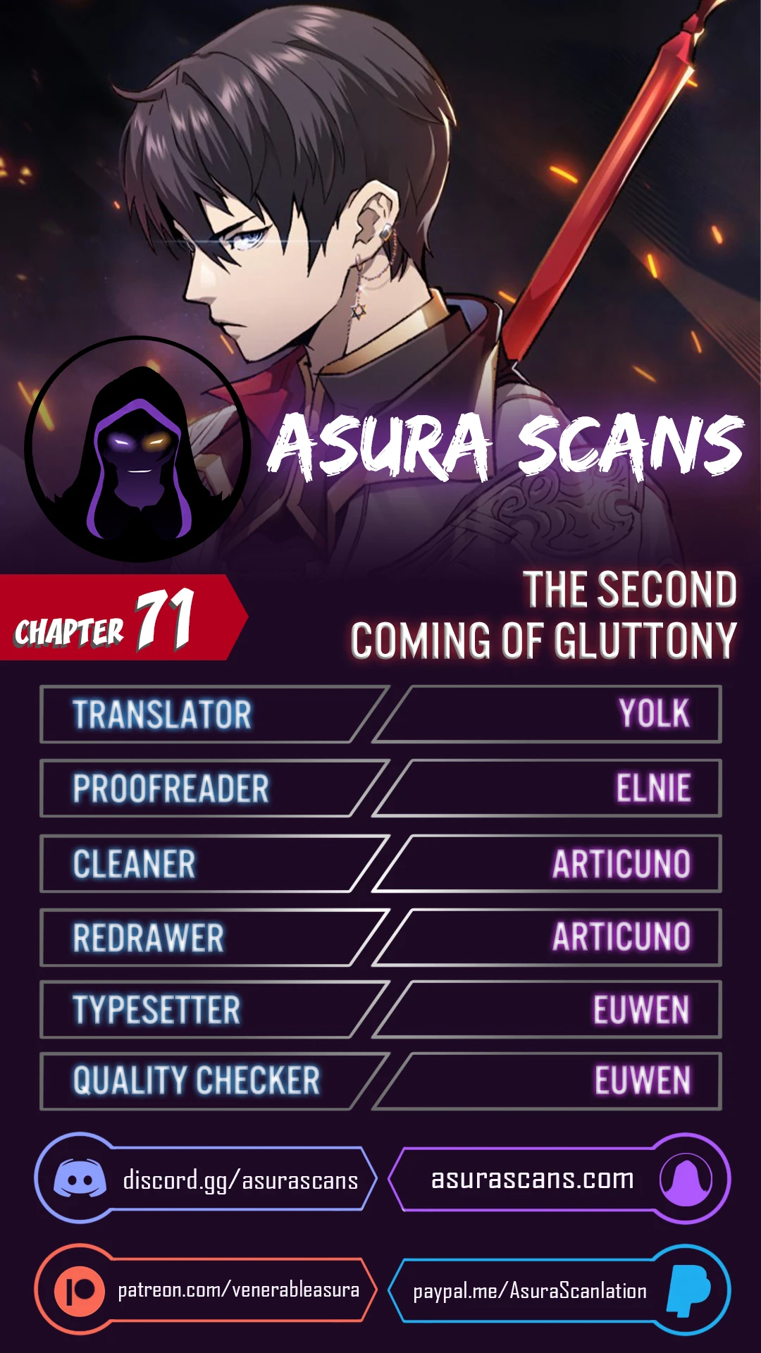 The Second Coming of Gluttony Chapter 71 — Page 1