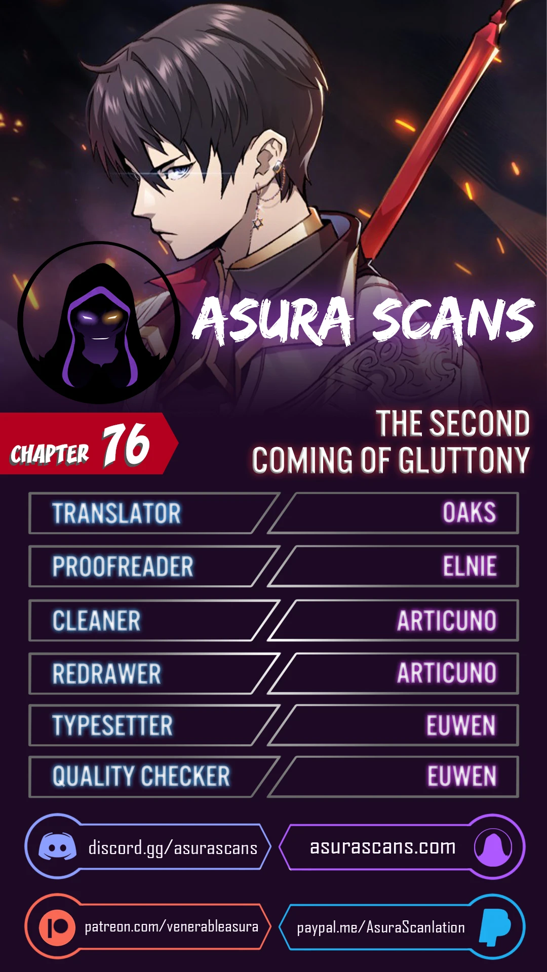 The Second Coming of Gluttony Chapter 76 — Page 1