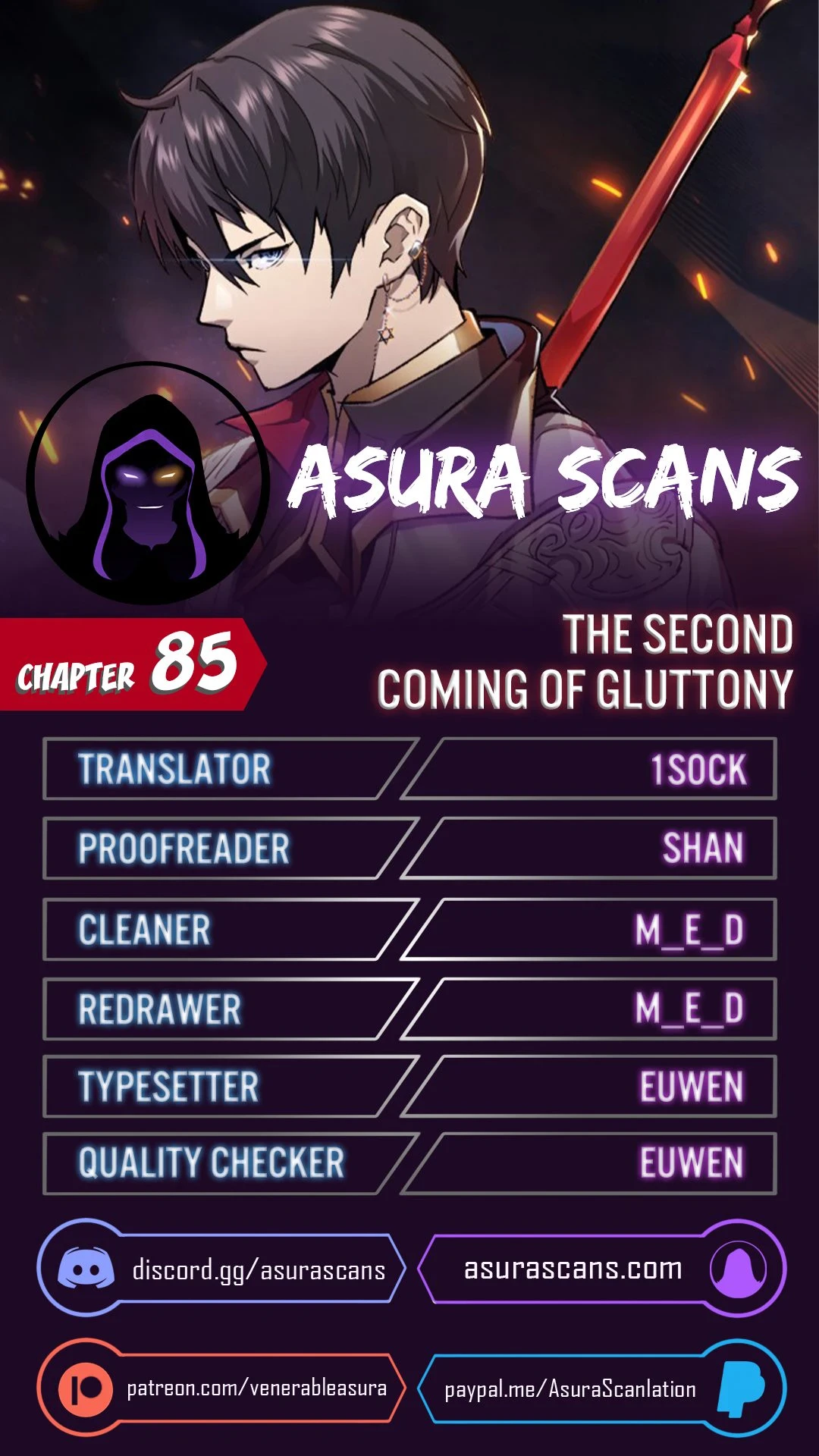 The Second Coming of Gluttony Chapter 85 — Page 1