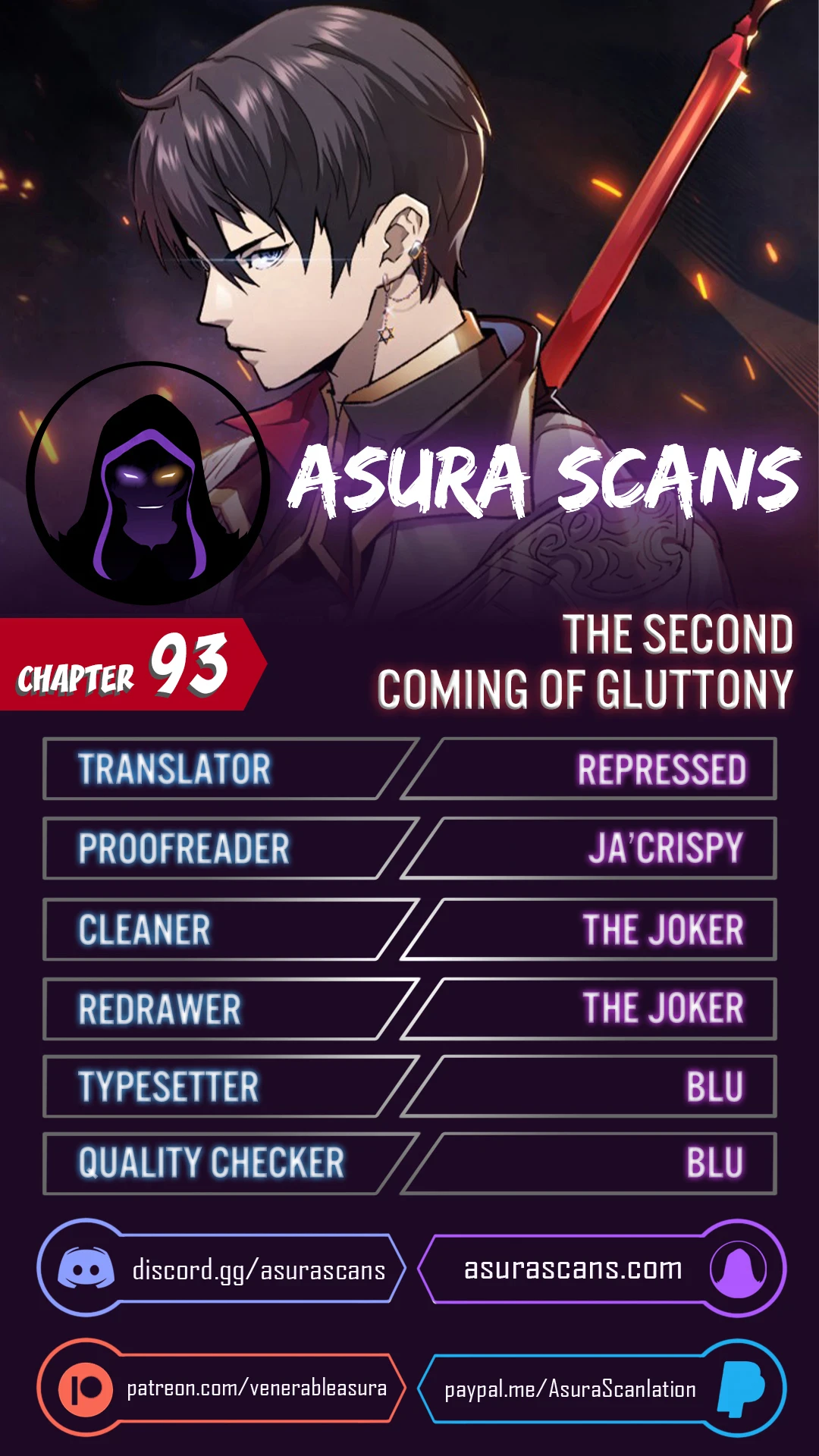 The Second Coming of Gluttony Chapter 93 — Page 1