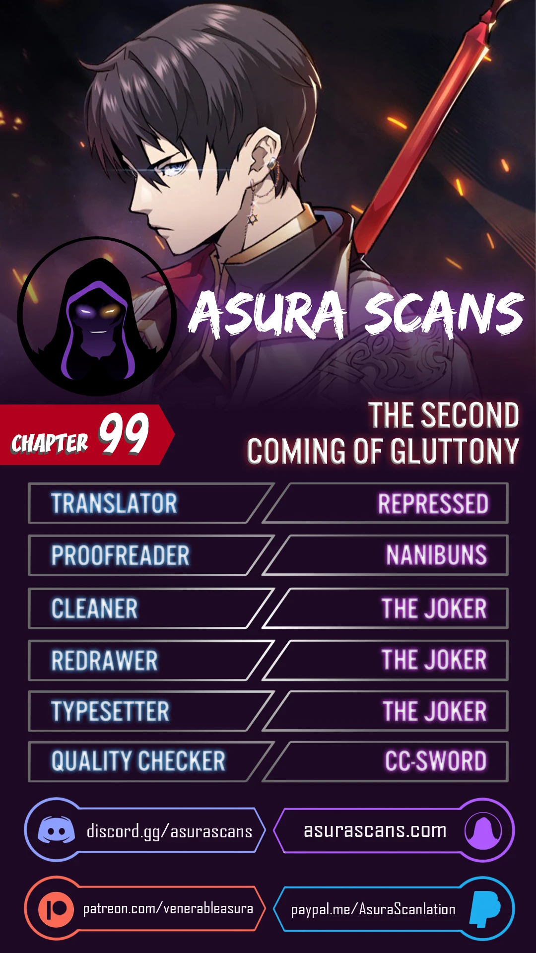 The Second Coming of Gluttony Chapter 99 — Page 1