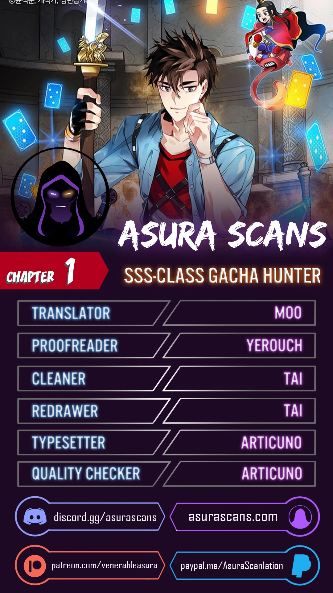 The SSS-Rank Hunter's Lucky Draw Chapter 1 — Page 1