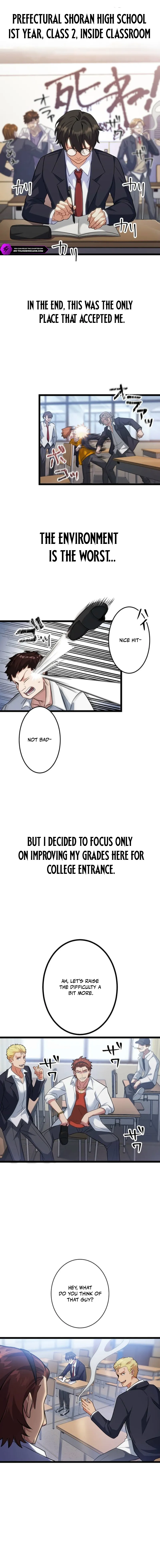 The Strongest Honor Student: How a Regular Examinee Became the Boss of the Delinquents Chapter 1 — Page 6