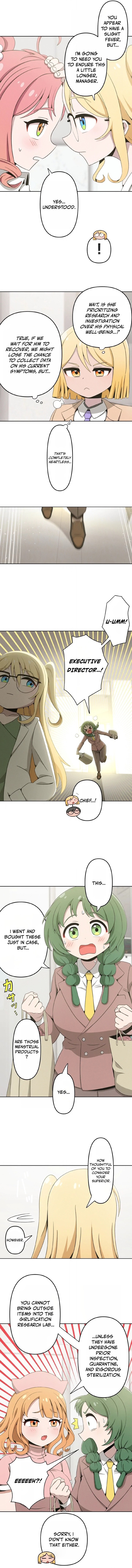 The Twin-Tailed President of the Girlification Research Lab Chapter 11 — Page 4