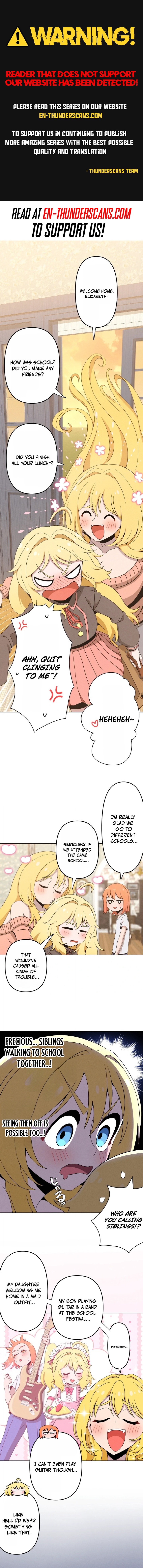 The Twin-Tailed President of the Girlification Research Lab Chapter 14 — Page 1