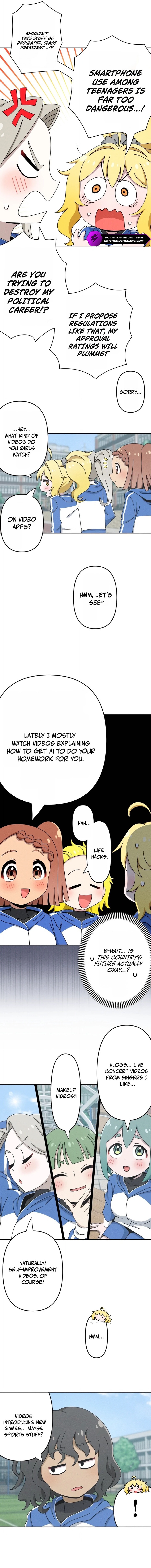 The Twin-Tailed President of the Girlification Research Lab Chapter 14 — Page 10