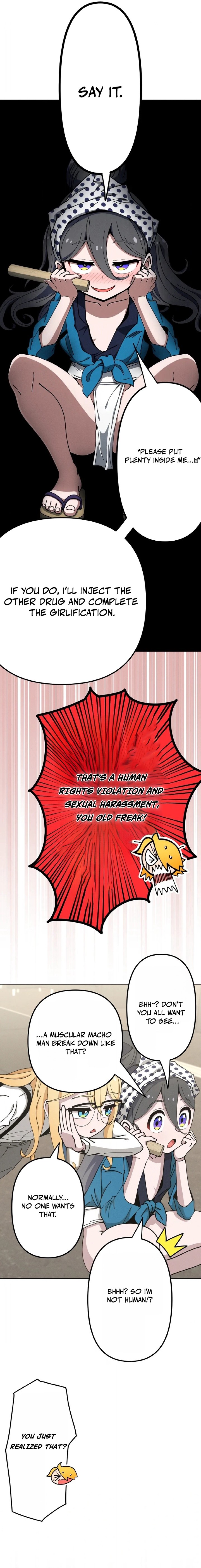 The Twin-Tailed President of the Girlification Research Lab Chapter 21 — Page 12