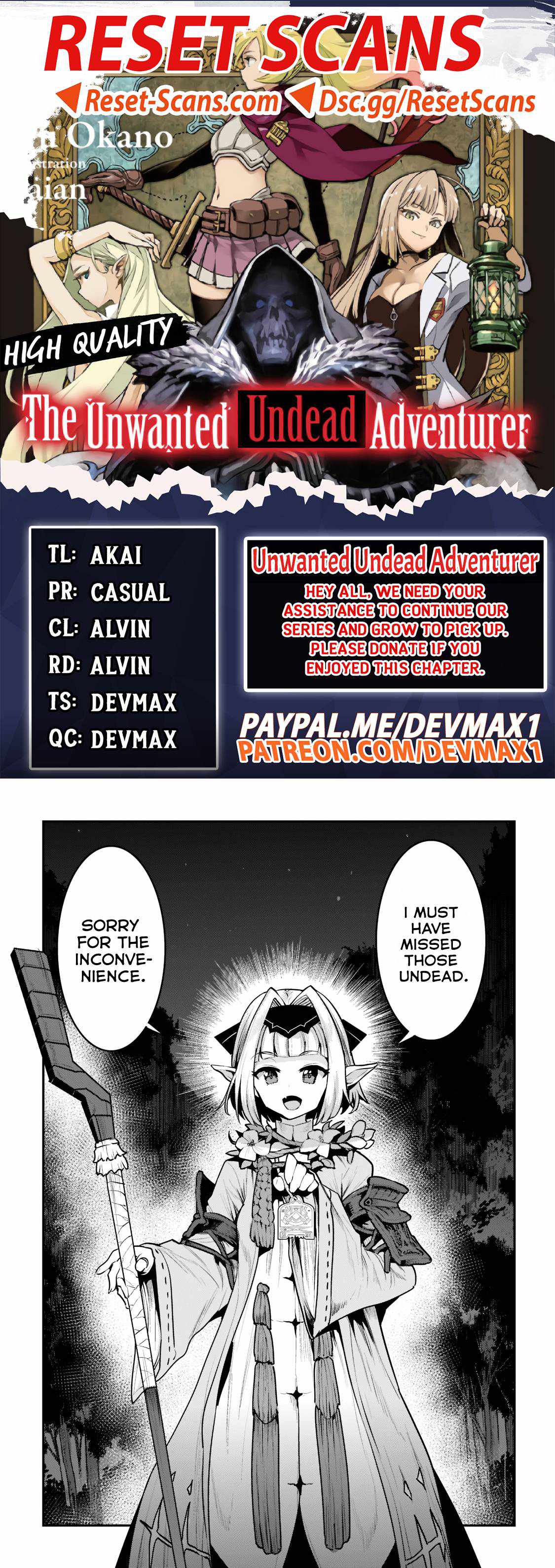The Unwanted Immortal Adventurer Chapter 41.3 — Page 1