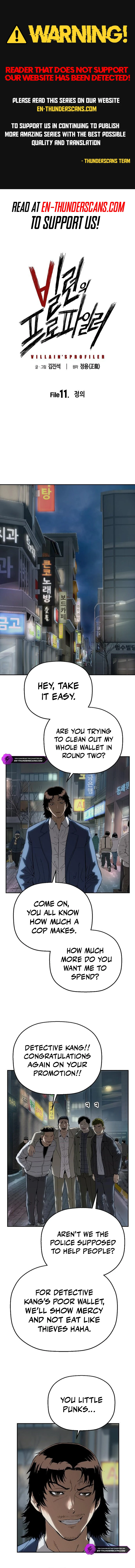 The Villain’s Profiler Chapter 11 — Page 1