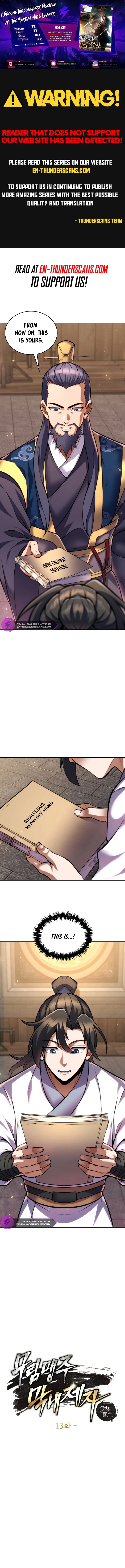 The Youngest Disciple of the Martial Arts Leader Chapter 13 — Page 1