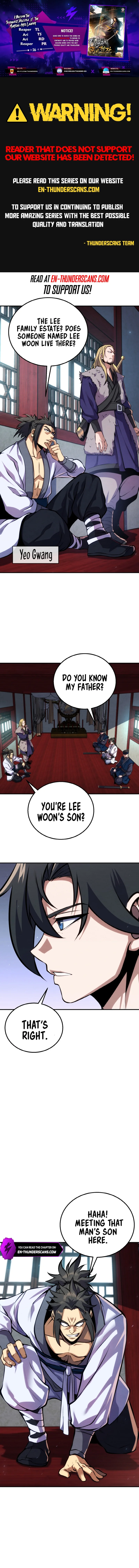 The Youngest Disciple of the Martial Arts Leader Chapter 16 — Page 1