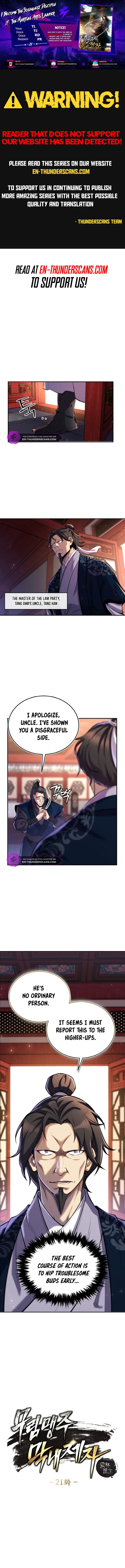 The Youngest Disciple of the Martial Arts Leader Chapter 21 — Page 1