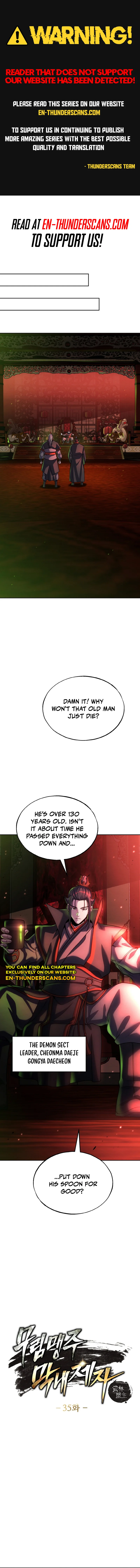 The Youngest Disciple of the Martial Arts Leader Chapter 35 — Page 1