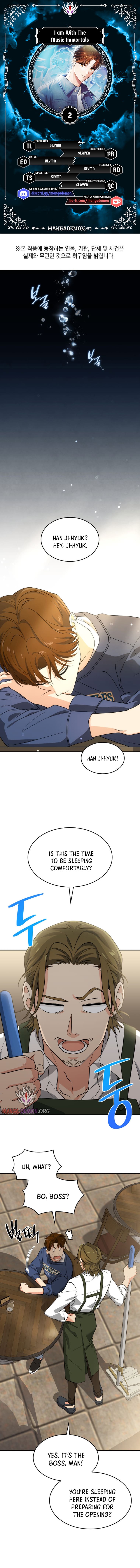 Together With the Gods of Music Chapter 2 — Page 1