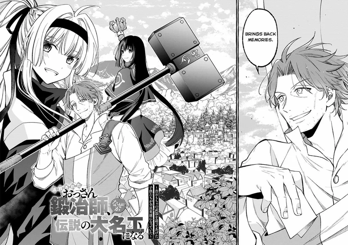 Tsuihou Sareta Ossan Kajishi, Nazeka Densetsu no Dai Meikou ni Naru: Mukashi Omocha no Buki o Tsukutteageta Kodomotachi ga Zenin Eiyuu ni Natteita Chapter 1 — Page 3