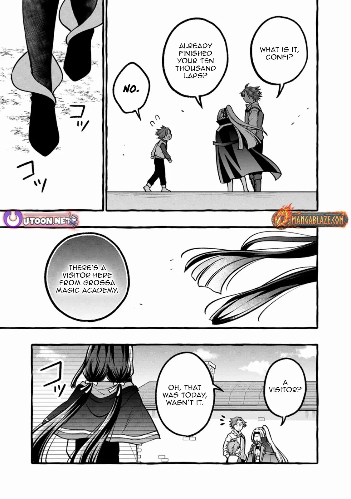 Tsuihou Sareta Ossan Kajishi, Nazeka Densetsu no Dai Meikou ni Naru: Mukashi Omocha no Buki o Tsukutteageta Kodomotachi ga Zenin Eiyuu ni Natteita Chapter 10.3 — Page 11