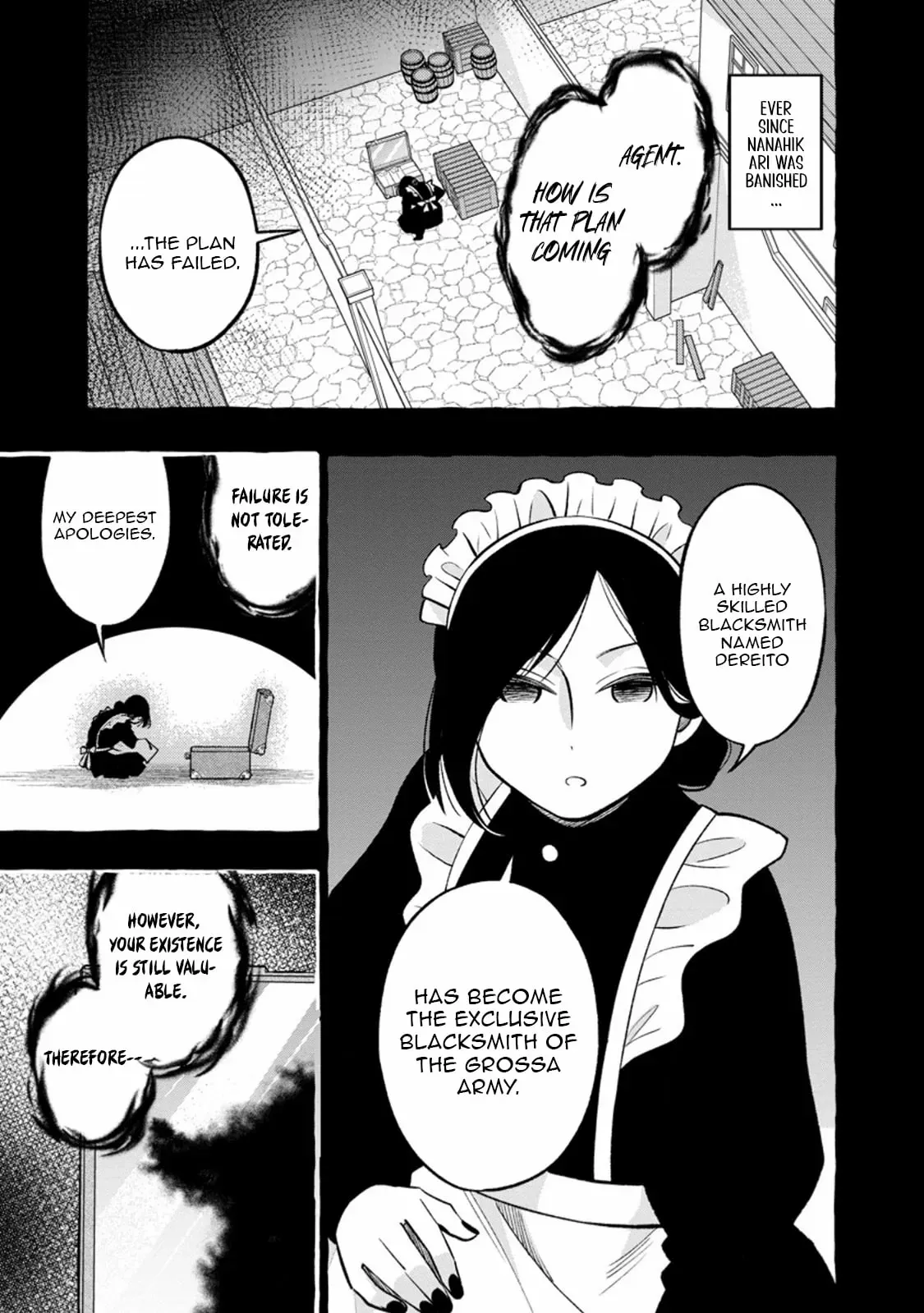 Tsuihou Sareta Ossan Kajishi, Nazeka Densetsu no Dai Meikou ni Naru: Mukashi Omocha no Buki o Tsukutteageta Kodomotachi ga Zenin Eiyuu ni Natteita Chapter 11.1 — Page 2
