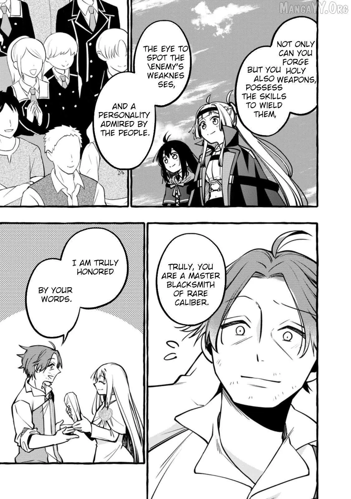 Tsuihou Sareta Ossan Kajishi, Nazeka Densetsu no Dai Meikou ni Naru: Mukashi Omocha no Buki o Tsukutteageta Kodomotachi ga Zenin Eiyuu ni Natteita Chapter 15 — Page 3