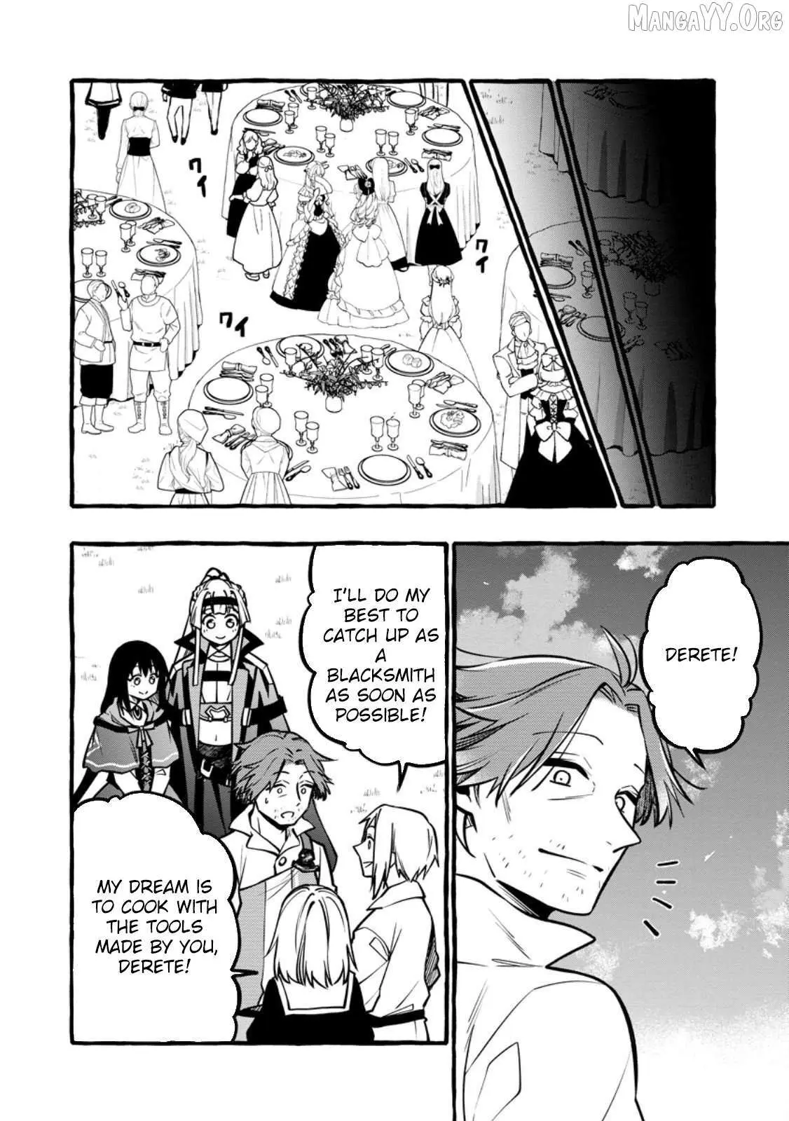 Tsuihou Sareta Ossan Kajishi, Nazeka Densetsu no Dai Meikou ni Naru: Mukashi Omocha no Buki o Tsukutteageta Kodomotachi ga Zenin Eiyuu ni Natteita Chapter 15 — Page 18