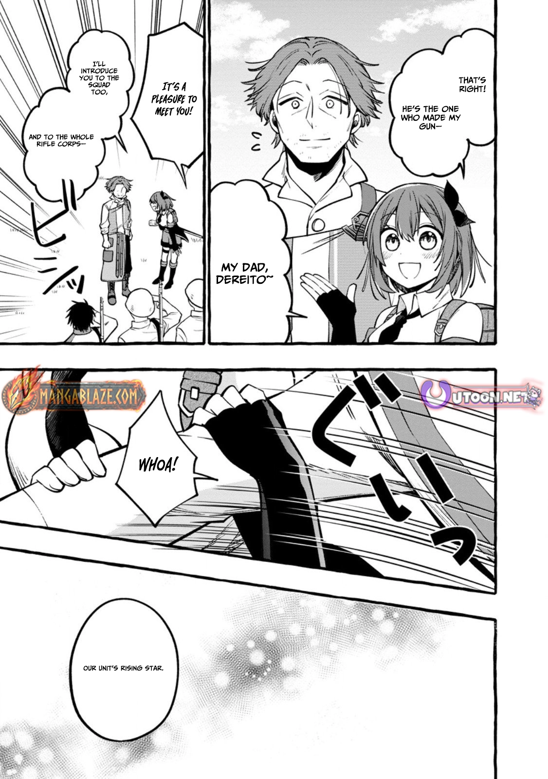 Tsuihou Sareta Ossan Kajishi, Nazeka Densetsu no Dai Meikou ni Naru: Mukashi Omocha no Buki o Tsukutteageta Kodomotachi ga Zenin Eiyuu ni Natteita Chapter 16 — Page 6