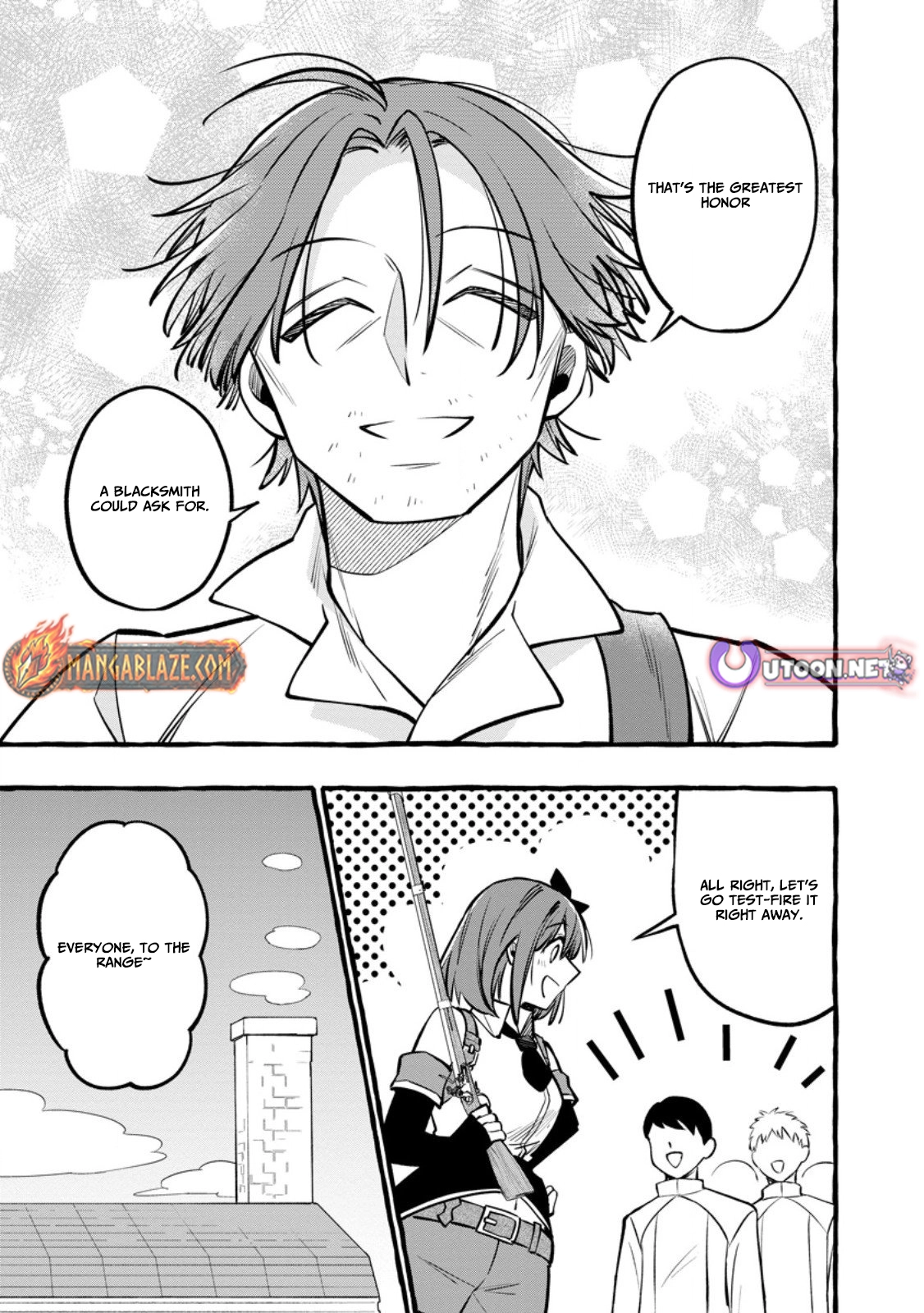 Tsuihou Sareta Ossan Kajishi, Nazeka Densetsu no Dai Meikou ni Naru: Mukashi Omocha no Buki o Tsukutteageta Kodomotachi ga Zenin Eiyuu ni Natteita Chapter 16 — Page 26