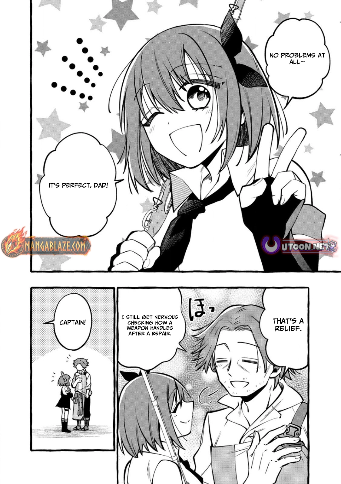 Tsuihou Sareta Ossan Kajishi, Nazeka Densetsu no Dai Meikou ni Naru: Mukashi Omocha no Buki o Tsukutteageta Kodomotachi ga Zenin Eiyuu ni Natteita Chapter 17 — Page 11