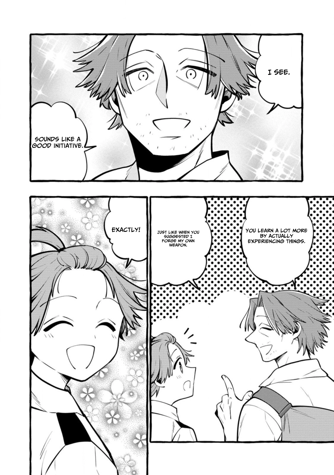 Tsuihou Sareta Ossan Kajishi, Nazeka Densetsu no Dai Meikou ni Naru: Mukashi Omocha no Buki o Tsukutteageta Kodomotachi ga Zenin Eiyuu ni Natteita Chapter 18 — Page 19