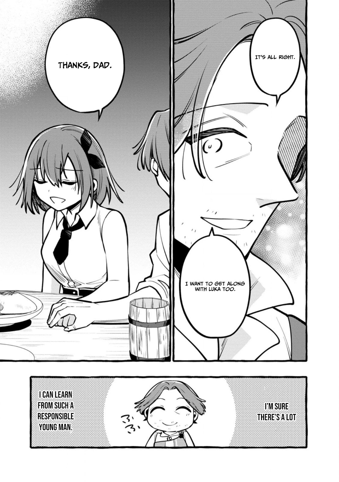 Tsuihou Sareta Ossan Kajishi, Nazeka Densetsu no Dai Meikou ni Naru: Mukashi Omocha no Buki o Tsukutteageta Kodomotachi ga Zenin Eiyuu ni Natteita Chapter 18 — Page 30