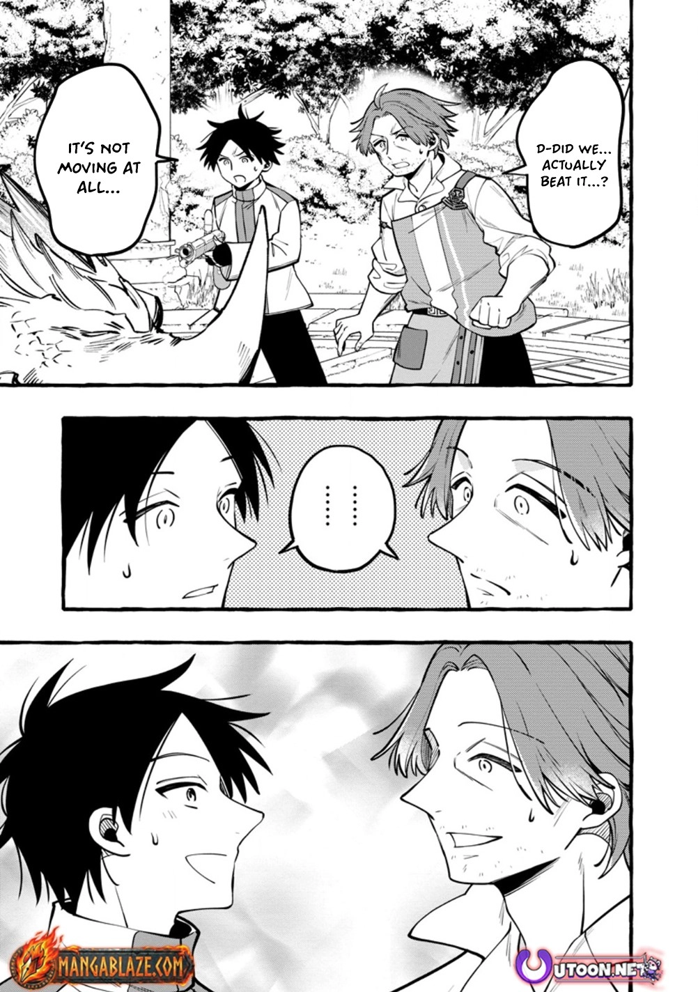 Tsuihou Sareta Ossan Kajishi, Nazeka Densetsu no Dai Meikou ni Naru: Mukashi Omocha no Buki o Tsukutteageta Kodomotachi ga Zenin Eiyuu ni Natteita Chapter 20 — Page 18