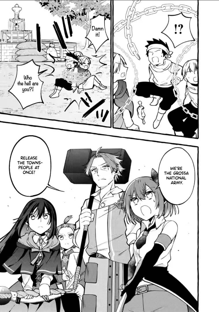 Tsuihou Sareta Ossan Kajishi, Nazeka Densetsu no Dai Meikou ni Naru: Mukashi Omocha no Buki o Tsukutteageta Kodomotachi ga Zenin Eiyuu ni Natteita Chapter 22.1 — Page 8