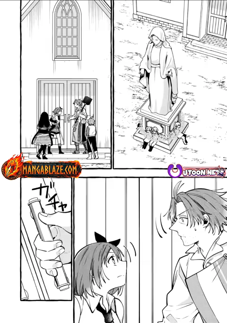 Tsuihou Sareta Ossan Kajishi, Nazeka Densetsu no Dai Meikou ni Naru: Mukashi Omocha no Buki o Tsukutteageta Kodomotachi ga Zenin Eiyuu ni Natteita Chapter 22.1 — Page 12