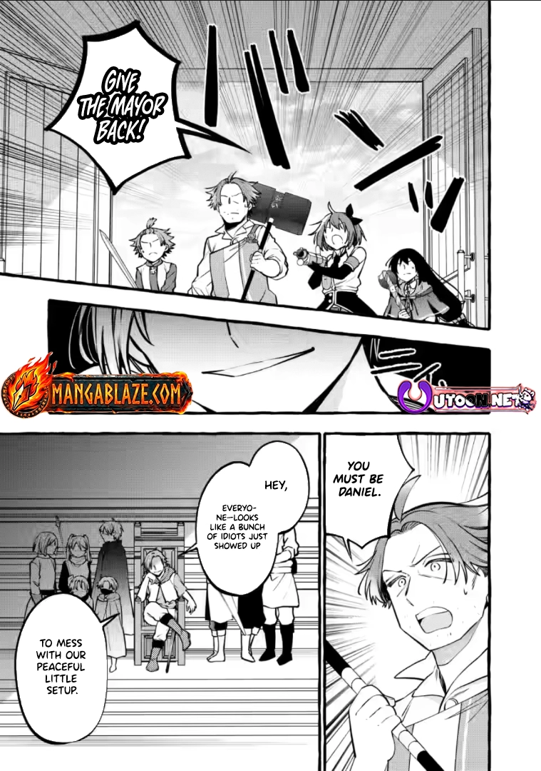 Tsuihou Sareta Ossan Kajishi, Nazeka Densetsu no Dai Meikou ni Naru: Mukashi Omocha no Buki o Tsukutteageta Kodomotachi ga Zenin Eiyuu ni Natteita Chapter 22.1 — Page 13