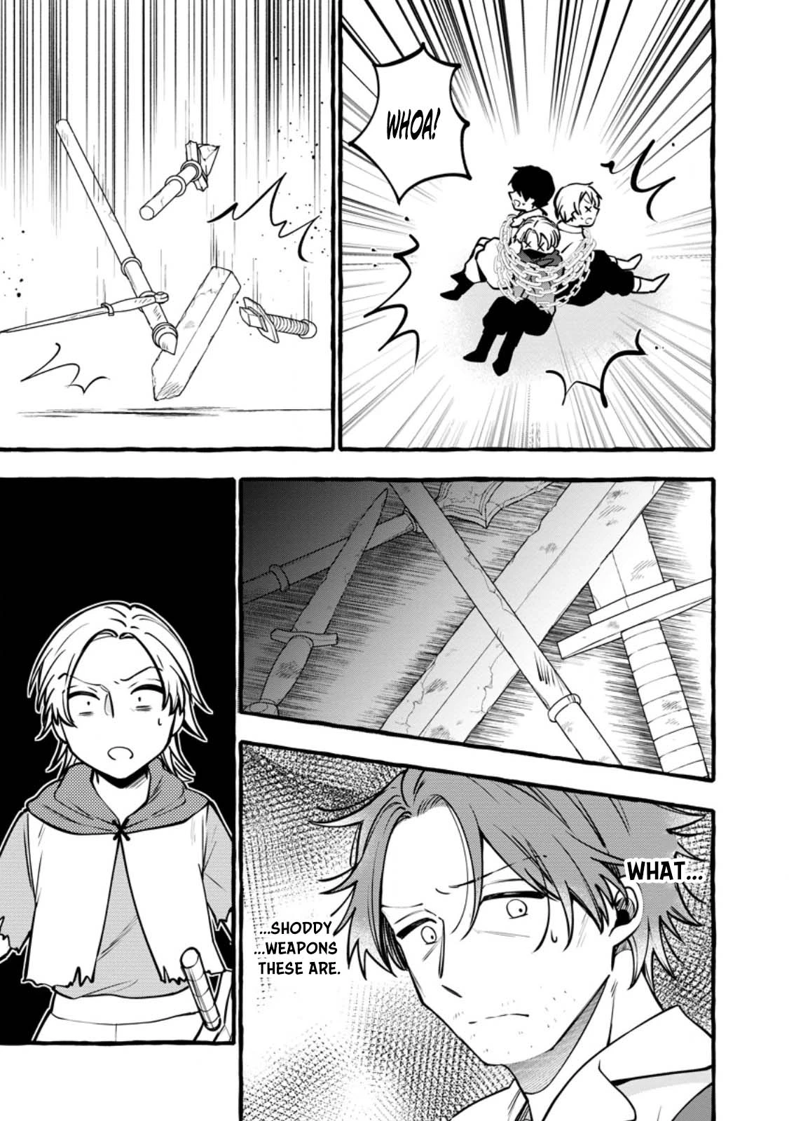 Tsuihou Sareta Ossan Kajishi, Nazeka Densetsu no Dai Meikou ni Naru: Mukashi Omocha no Buki o Tsukutteageta Kodomotachi ga Zenin Eiyuu ni Natteita Chapter 22.2 — Page 7