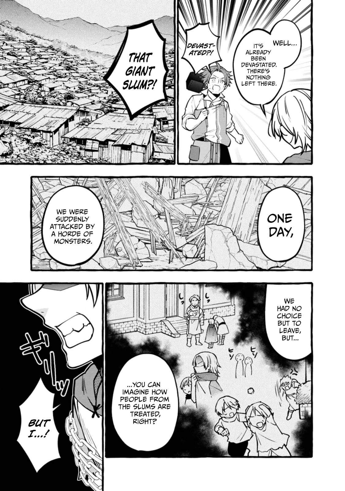 Tsuihou Sareta Ossan Kajishi, Nazeka Densetsu no Dai Meikou ni Naru: Mukashi Omocha no Buki o Tsukutteageta Kodomotachi ga Zenin Eiyuu ni Natteita Chapter 22.3 — Page 3