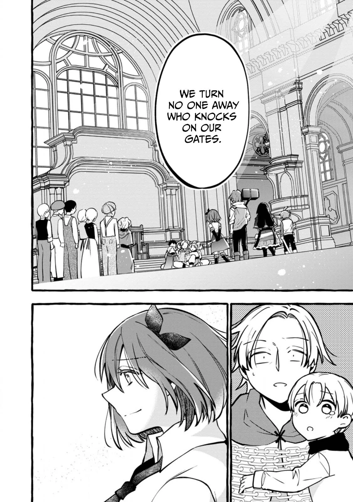 Tsuihou Sareta Ossan Kajishi, Nazeka Densetsu no Dai Meikou ni Naru: Mukashi Omocha no Buki o Tsukutteageta Kodomotachi ga Zenin Eiyuu ni Natteita Chapter 22.3 — Page 8