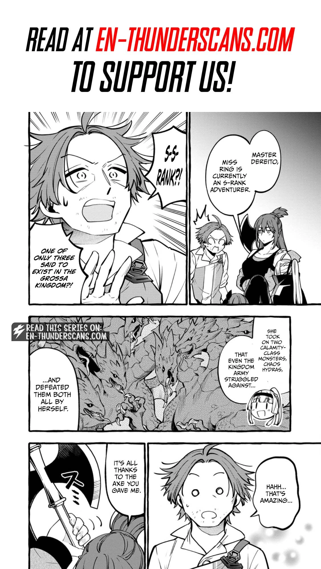 Tsuihou Sareta Ossan Kajishi, Nazeka Densetsu no Dai Meikou ni Naru: Mukashi Omocha no Buki o Tsukutteageta Kodomotachi ga Zenin Eiyuu ni Natteita Chapter 23.2 — Page 2