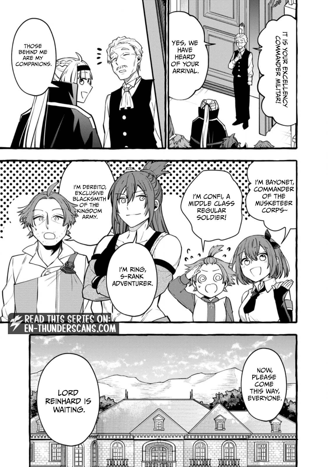 Tsuihou Sareta Ossan Kajishi, Nazeka Densetsu no Dai Meikou ni Naru: Mukashi Omocha no Buki o Tsukutteageta Kodomotachi ga Zenin Eiyuu ni Natteita Chapter 24.1 — Page 6
