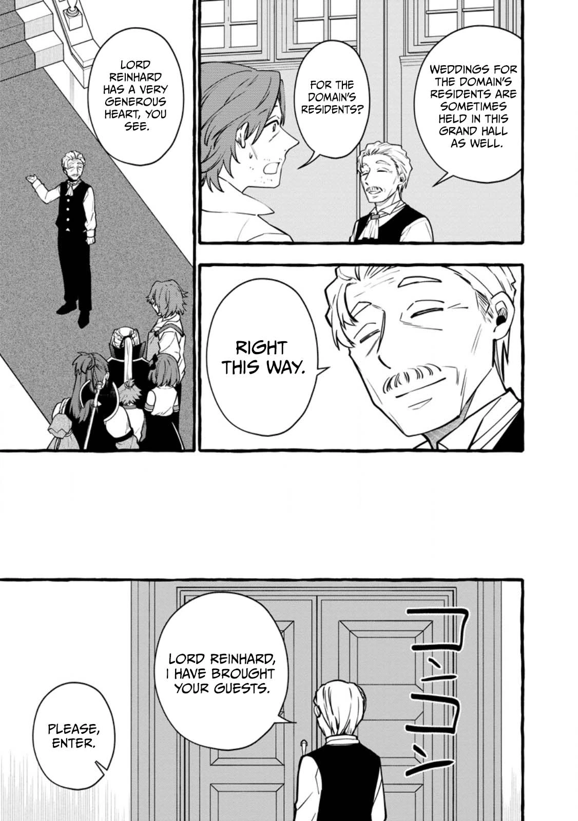 Tsuihou Sareta Ossan Kajishi, Nazeka Densetsu no Dai Meikou ni Naru: Mukashi Omocha no Buki o Tsukutteageta Kodomotachi ga Zenin Eiyuu ni Natteita Chapter 24.1 — Page 8