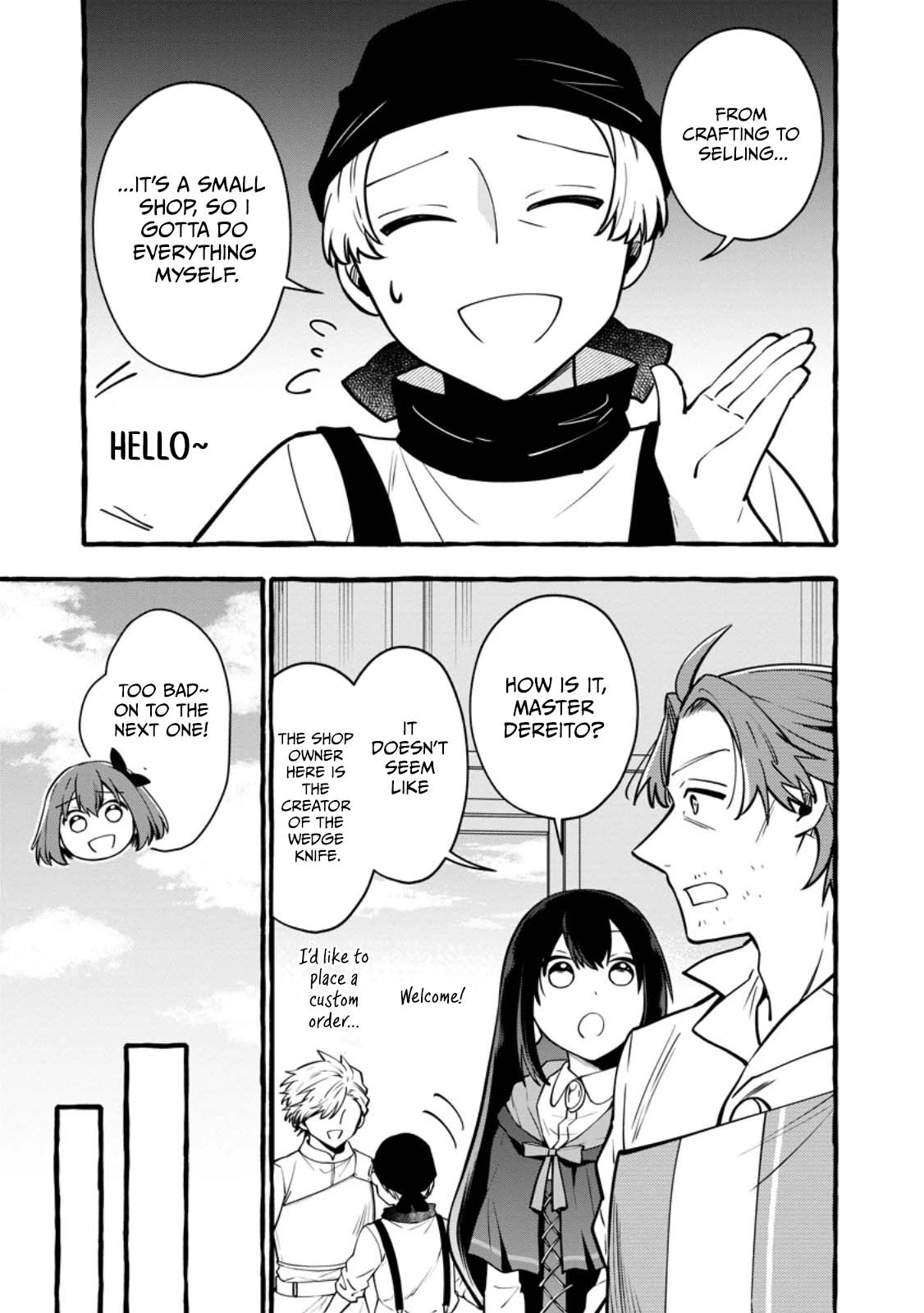 Tsuihou Sareta Ossan Kajishi, Nazeka Densetsu no Dai Meikou ni Naru: Mukashi Omocha no Buki o Tsukutteageta Kodomotachi ga Zenin Eiyuu ni Natteita Chapter 24.2 — Page 8