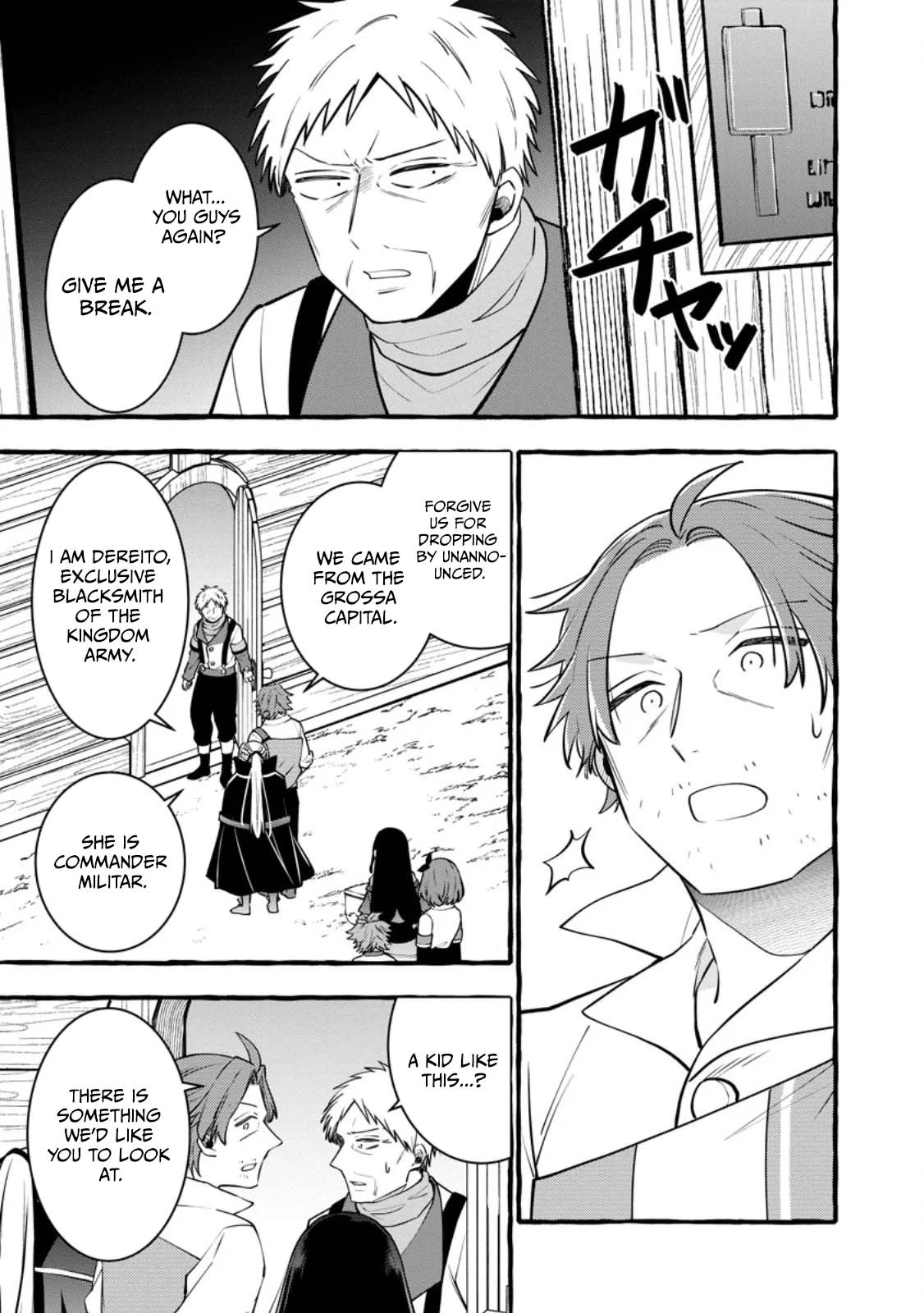 Tsuihou Sareta Ossan Kajishi, Nazeka Densetsu no Dai Meikou ni Naru: Mukashi Omocha no Buki o Tsukutteageta Kodomotachi ga Zenin Eiyuu ni Natteita Chapter 25.2 — Page 10