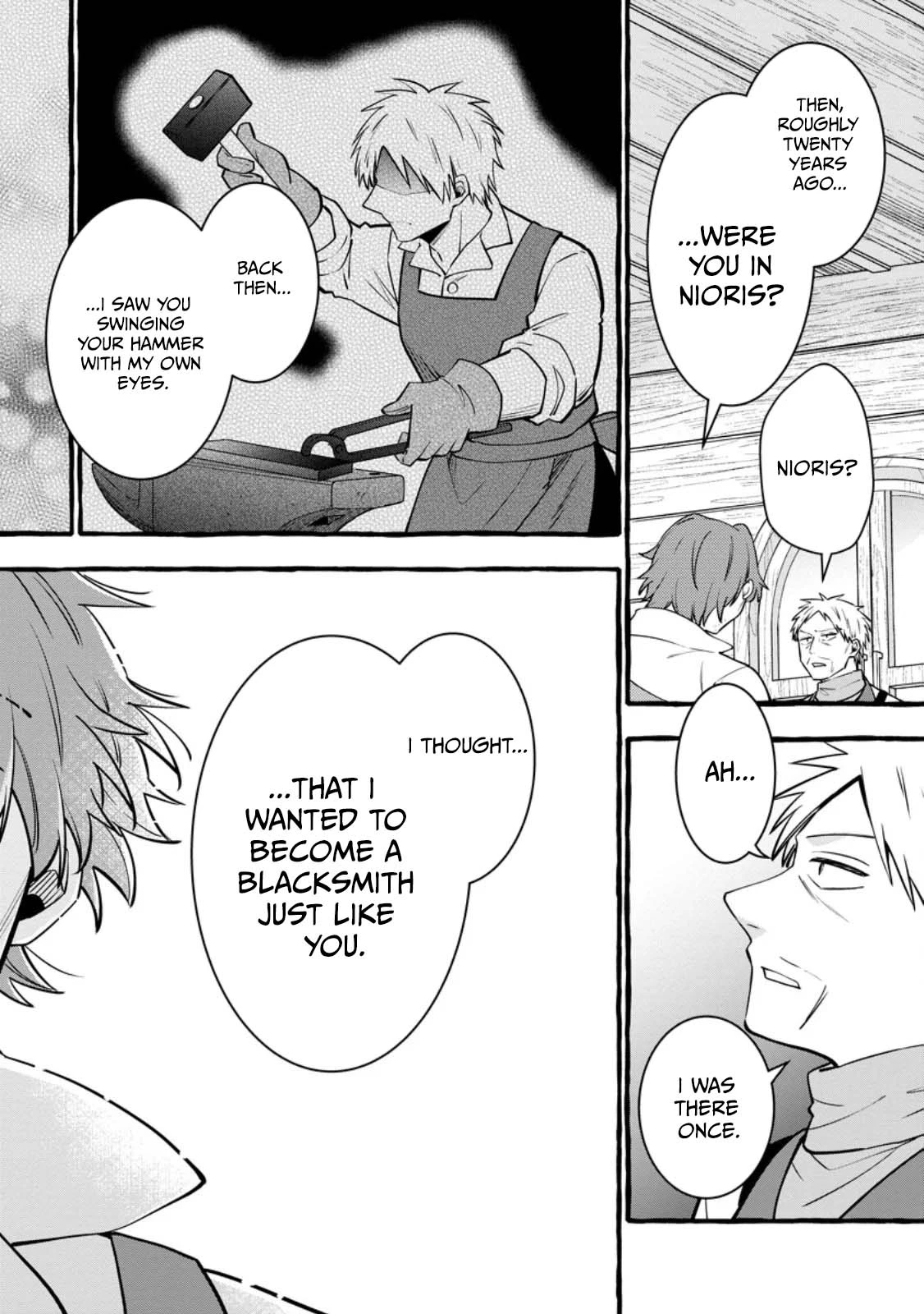 Tsuihou Sareta Ossan Kajishi, Nazeka Densetsu no Dai Meikou ni Naru: Mukashi Omocha no Buki o Tsukutteageta Kodomotachi ga Zenin Eiyuu ni Natteita Chapter 25.3 — Page 5