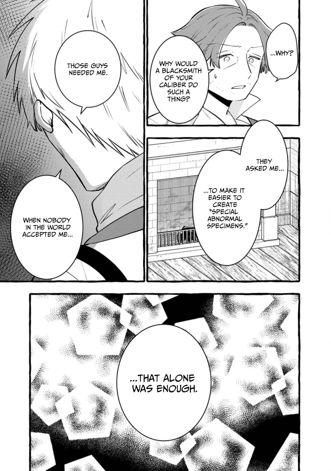 Tsuihou Sareta Ossan Kajishi, Nazeka Densetsu no Dai Meikou ni Naru: Mukashi Omocha no Buki o Tsukutteageta Kodomotachi ga Zenin Eiyuu ni Natteita Chapter 25.3 — Page 8