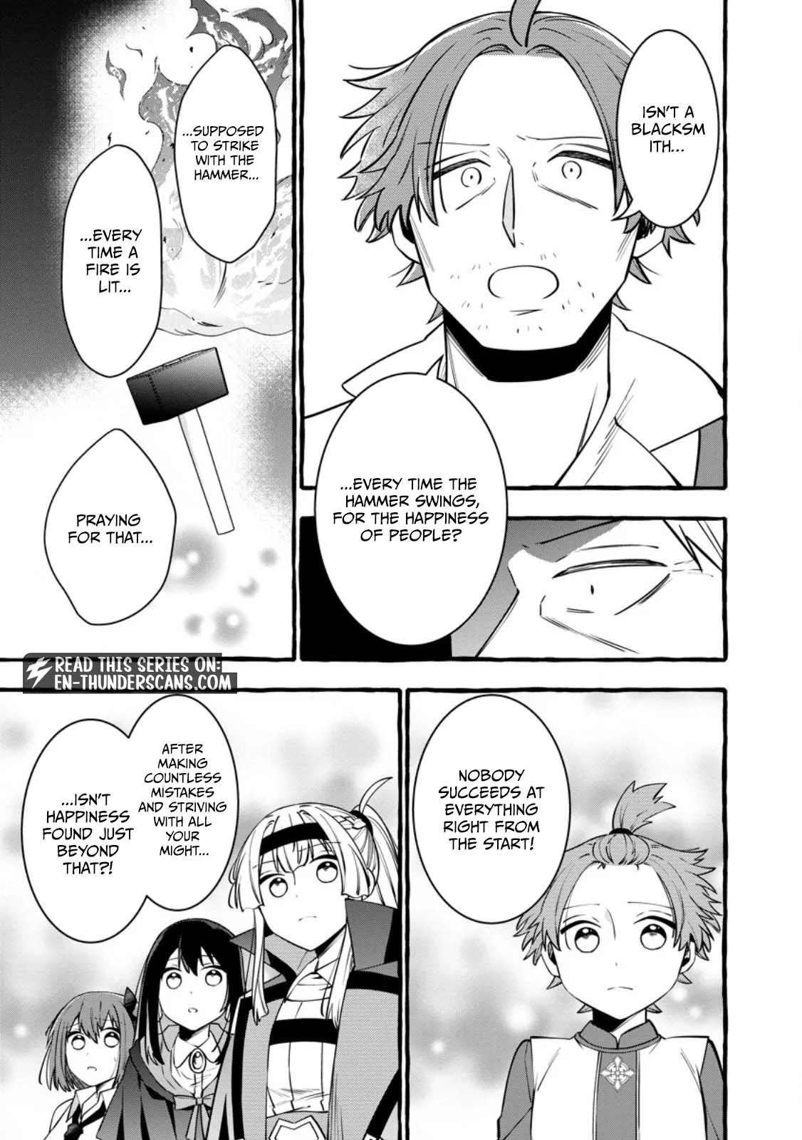 Tsuihou Sareta Ossan Kajishi, Nazeka Densetsu no Dai Meikou ni Naru: Mukashi Omocha no Buki o Tsukutteageta Kodomotachi ga Zenin Eiyuu ni Natteita Chapter 25.3 — Page 12